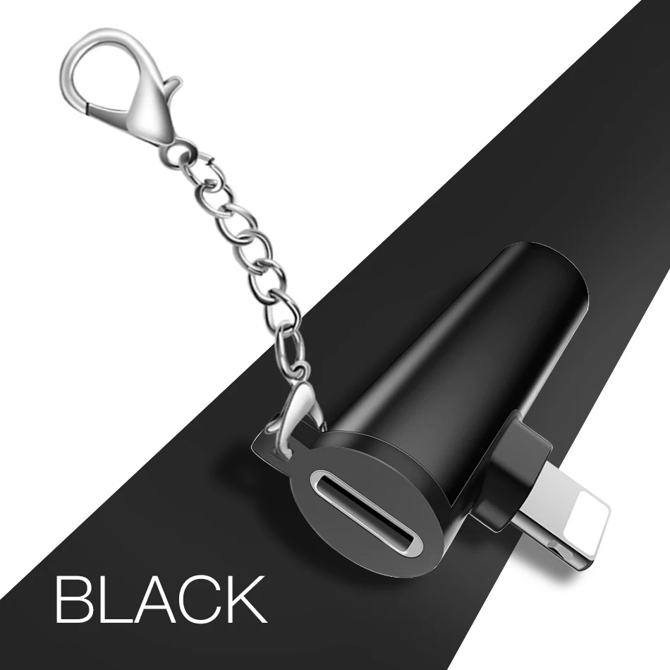 !ACCEZZ For Apple Adapter Charger For iphone X 8 7 Plus XS MAX XR 3.5mm Jack Earphone Listening Charging AUX Headphone Connector (11)