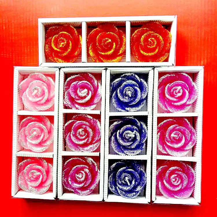 

Home Decor Candles Simulation Creative Birthday Colorful rose sunflowers Candles 5Bag/LOT
