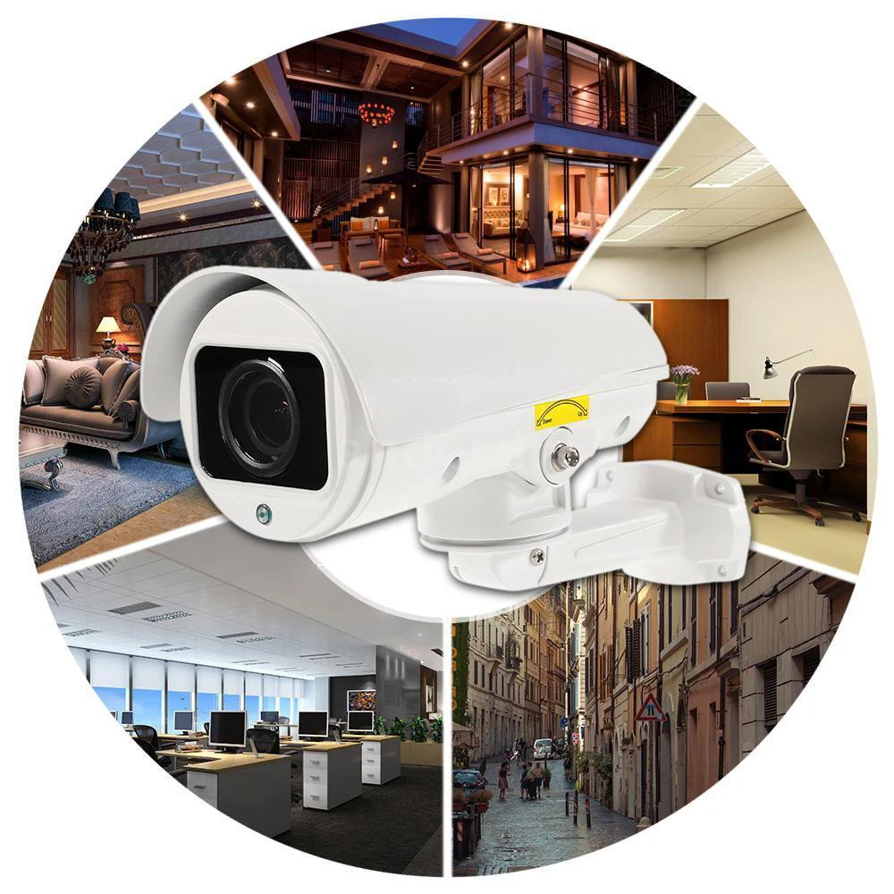 POE PTZ IP камера 5MP10x зум пуля камера s IR 50 м Onvif P2P H.264/H265 совместимый 48 В POE HD NVR CCTV