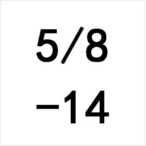 1 шт. 5/8-11 5/8-12 5/8-14 5/8-16 UNC ООН по универсальной системе обозначений металлов и сплавов UNS правая рука резьбонарезные инструменты для обработки формы 5/" 5/8-11 12 14 16 лет - Цвет: 14 UNS