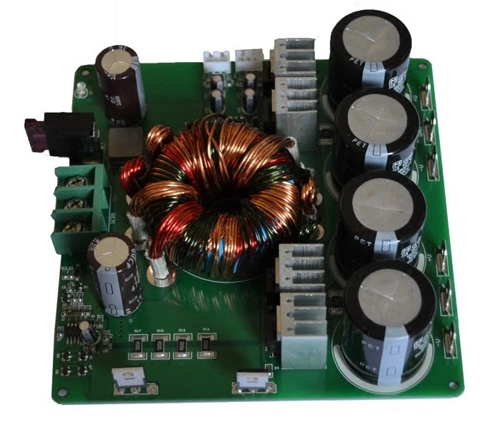 HP 6 power amplifier with 12V boost switching board power