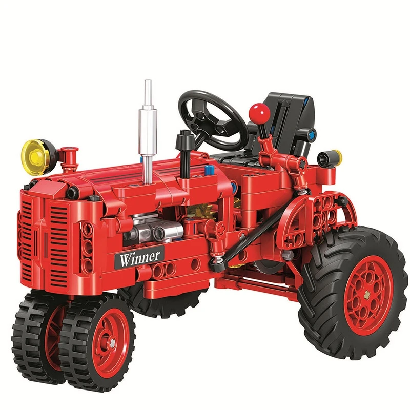 

Classical Tractor 302pcs Legoings Technic MOC Vehicle Creator City Building Blocks Bricks DIY Model Toys for children boy Gifts