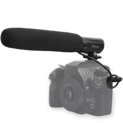 

New DC/DV Microphone MIC PL-MIC01 for Canon EOS 1DX 7D 6D 5D Mark III/II & Pentax K5/K7/K-01 for Sony A9 A7 Free Shipping