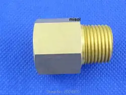 1 шт. адаптер Место 1/2 "bsp (DN15) Мужской до 1/2" npt, латунь