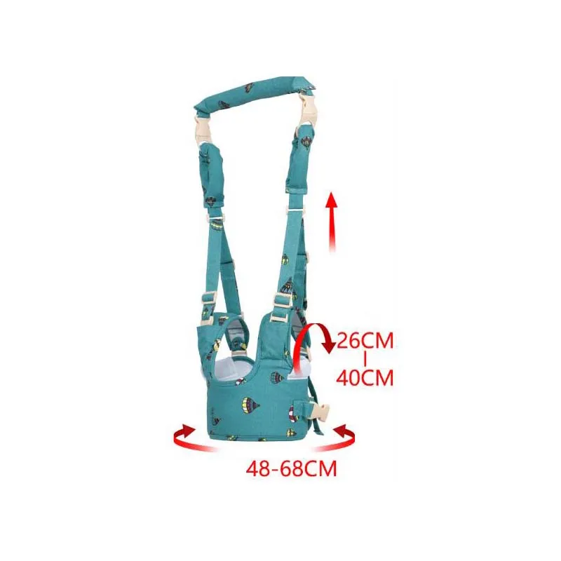 

New Shelves Printed Baby Walker Underarms Anti-Leh Design Toddler With Children Learning Walking Baby Belt Learning Line