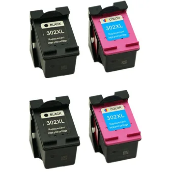 

4 pcs ink Cartridge For HP 302 302 XL Ink Cartridge For HP Deskjet 2130 1112 3630 3632 Officejet 4650 4652 4655 ENVY 4516 4520
