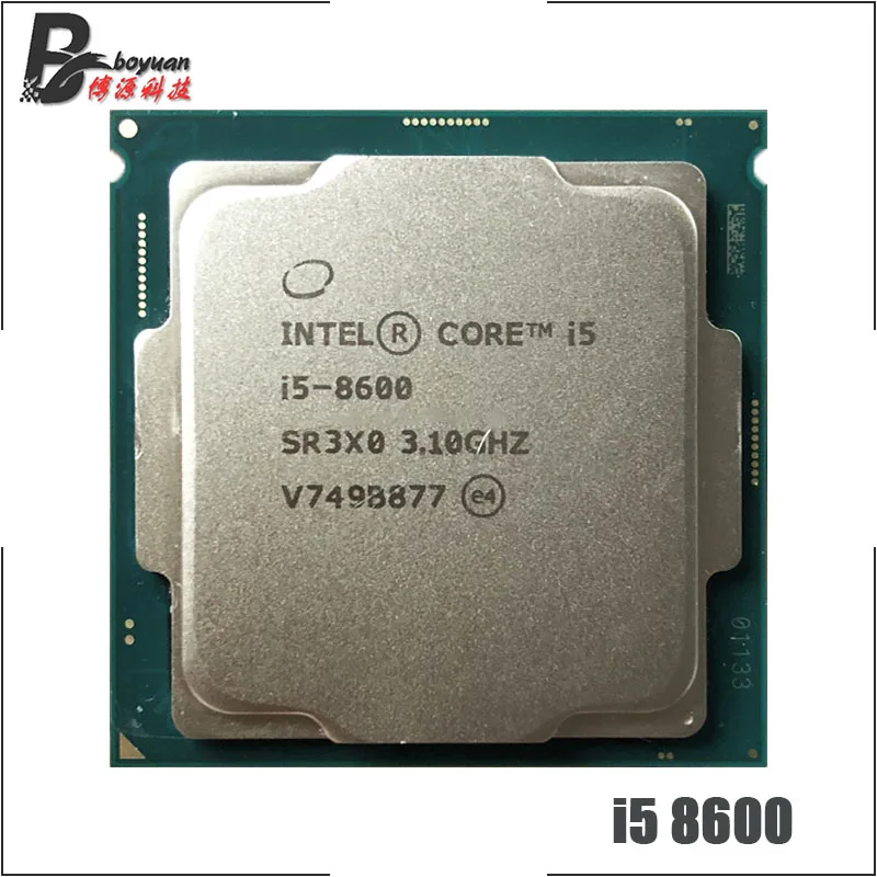 Процессор Intel Core i5 8600 3 1 ГГц шестиядерный процессор с 6 потоками 9 м 65 Вт LGA