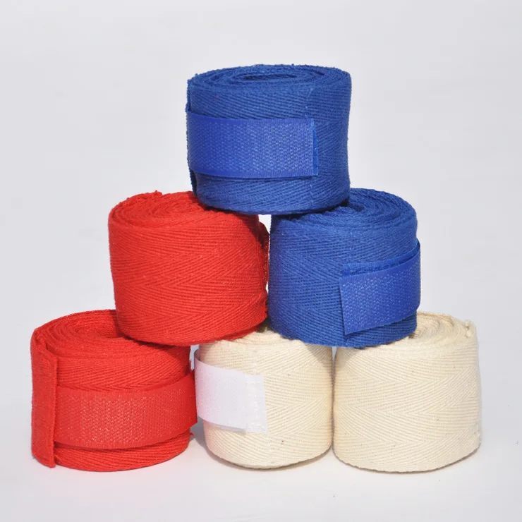 New 2.5-meter cotton boxing straps to prevent sports injuries Sports Muay Thai Boxing Hand Bandage protective gear