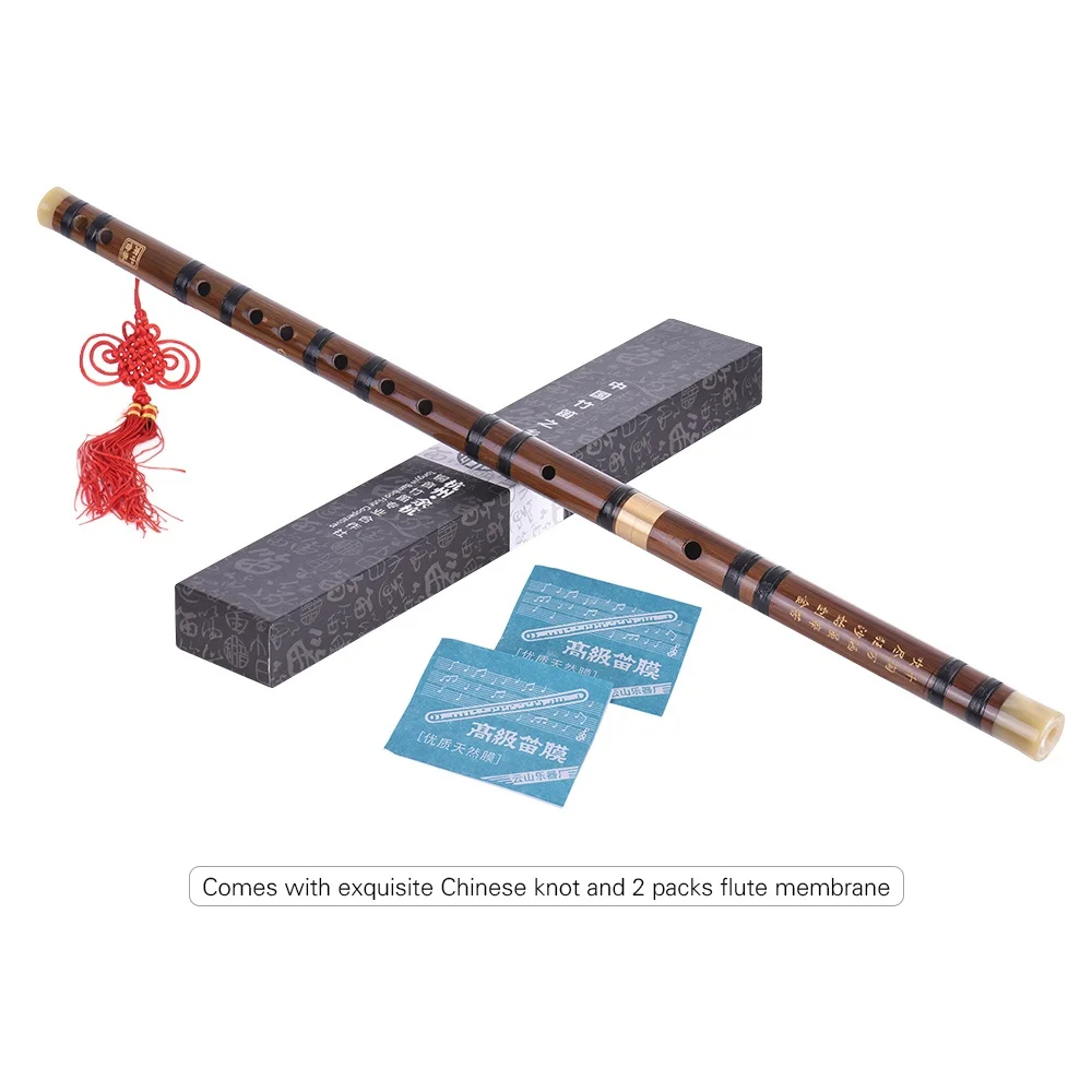 

Pluggable Bitter Bamboo Flute Dizi Traditional Handmade Chinese Musical Woodwind Instrument Key of C Study Level Professional