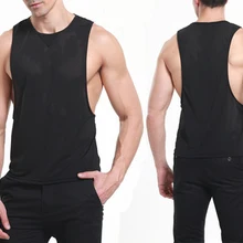 Новинка года Для мужчин S Лето нейлон Slim Fit Для мужчин Безрукавки для женщин Костюмы Бодибилдинг майку Фитнес человек