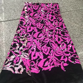 

Latest Nigerian French Net Lace Fabric Embroidered beaded African Lace Fabric High Quality Dubai Guipure Mesh Lace RFN15