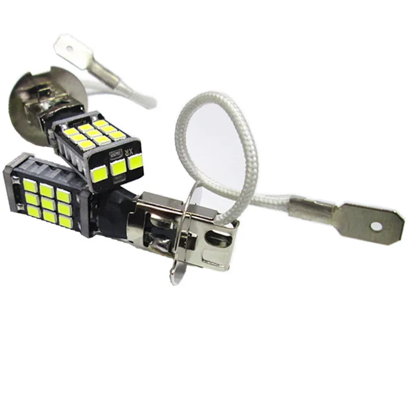 2PCS High Power H3 H7 H11 H4 21W 21smd 2835 21LED 700LM 6000K canbus Fog Lamp Super White Driving lights 12V3