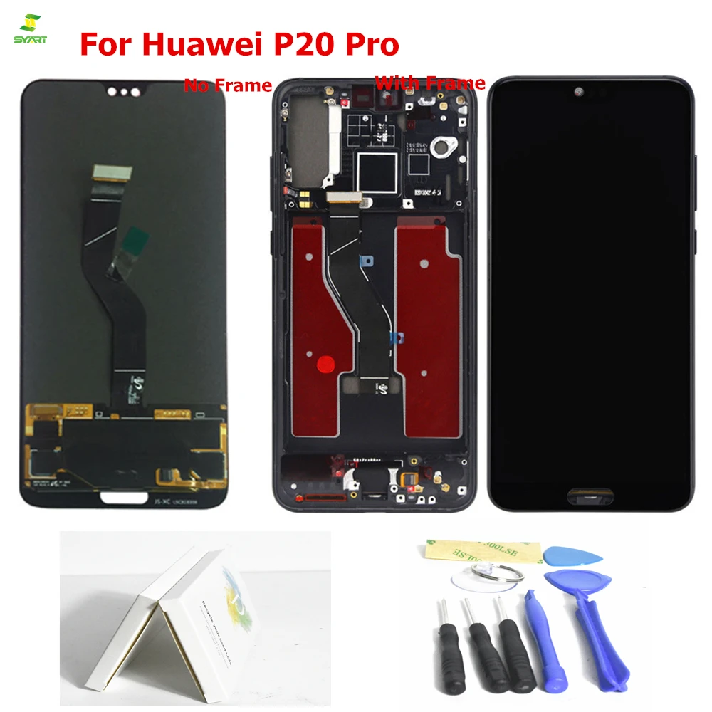 

Display For Huawei P20 Pro LCD Display Touch Screen Digitizer Assembly For Huawei P20 Pro Plus LCD CLT L09 L29 AL01 Replacement