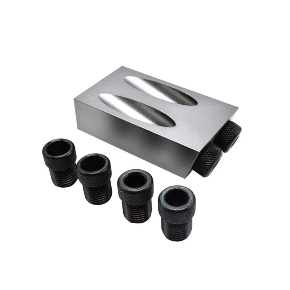 Pocket Hole Jig Kit 1/28/34mm With PH2 Screwdrivers Drive Adapter for Woodworking Angle Drilling Holes Guide Dowel Jig Wood Tool Pocket Hole Jig Kit 1/28/34mm With PH2 Screwdrivers Drive Adapter for Woodworking Angle Drilling Holes Guide Dowel Jig Wood Tool