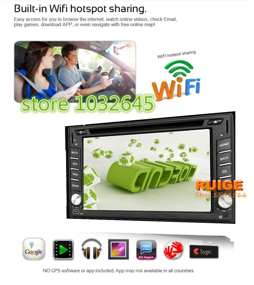 Perfect 2din android car dvd GPS player For VW/PASSAT/Variant/GOLF/V/POLO/EOS/AMAROK/SAGITAR/JATTA steering wheel control,ipod,radio,usb 11