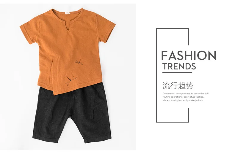 Summer Casual Baby Boy Clothes 2019 Cotton Short Sleeve T-shirt Shorts Kids Suit Korean Children Clothing Set For Boys Two-piece (2)