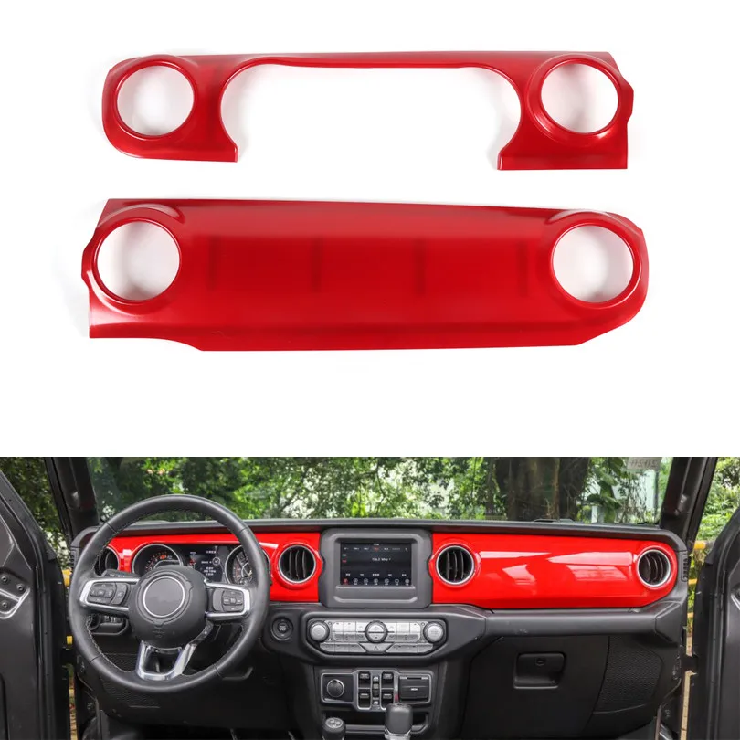 

Новые аксессуары для салона автомобиля для Jeep Wrangler JL 2018 + панель для приборной панели автомобиля центральная консоль панель накладка наклейка ABS Стайлинг автомобиля