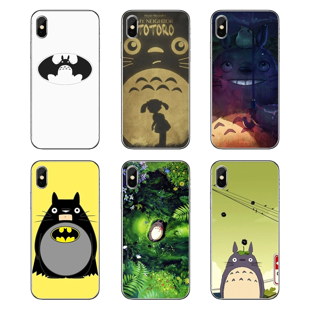 Soft Transparent Cases Covers Cartoon Totoro and Bat Art Poster For Xiaomi Mi A1 A2 5X 6X 8 lite SE Pro Max Mix 2 2S 3 Mi5 Mi5S |