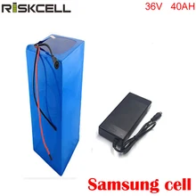 electric bike 36v 40ah lithium ion battery pack for 36V 8fun/bafang 750W/1000W moto+5A charger For Samsung cell