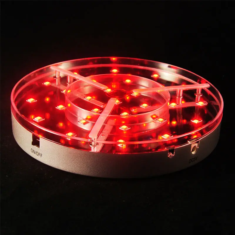  (10pieces/ lot) 8inch Led Light Base with Remote Control Wedding Invitations Rechargeable for Under - 32805959712