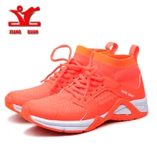 Xiang crown top brand breathable ladies sports outdoor light running shoes 2017 sports smart grid Senna European size 36-45