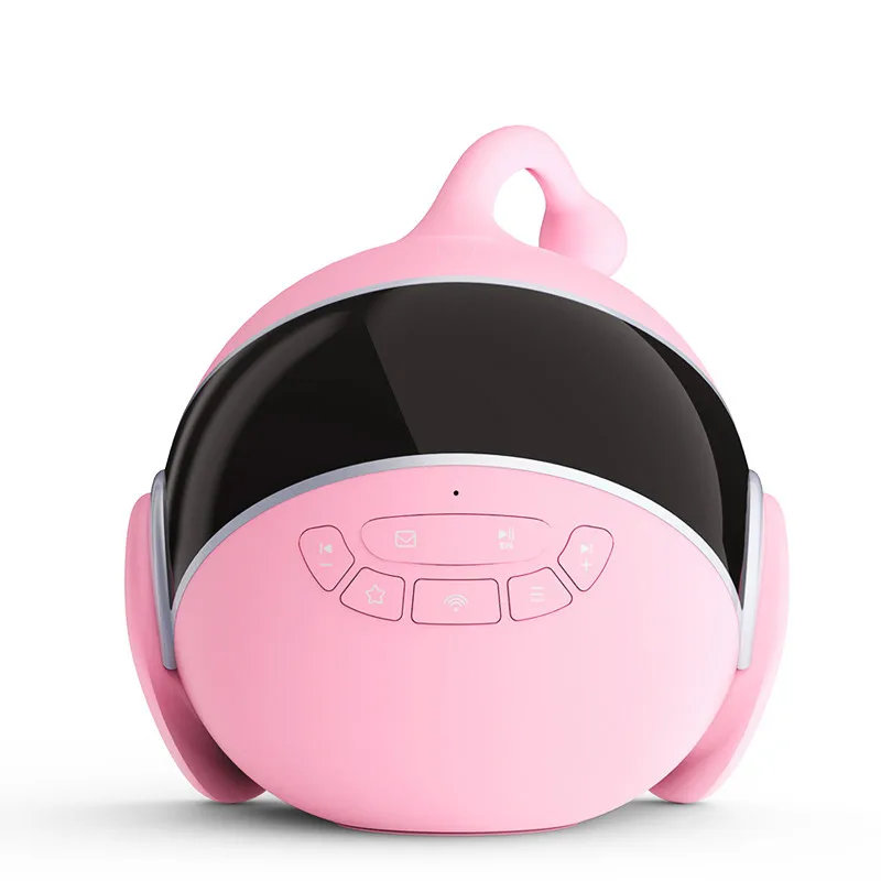 ZIB Раннее детство, обучающая игрушка-робот, искусственный интеллект, Wechat, интерактивный, высокотехнологичный, для китайского семейного общения, USB - Испускаемый цвет: pink