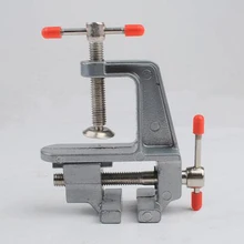 Модельный Инструмент Из Алюминиевого Сплава Небольшая скамейка тиски маленькое хобби ювелира зажим на стол настольный инструмент тиски