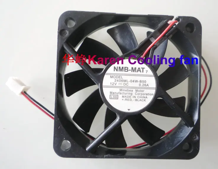 

NMB 6CM 2406ML-04W-B50 6015 12V 0.26 Cooling fan