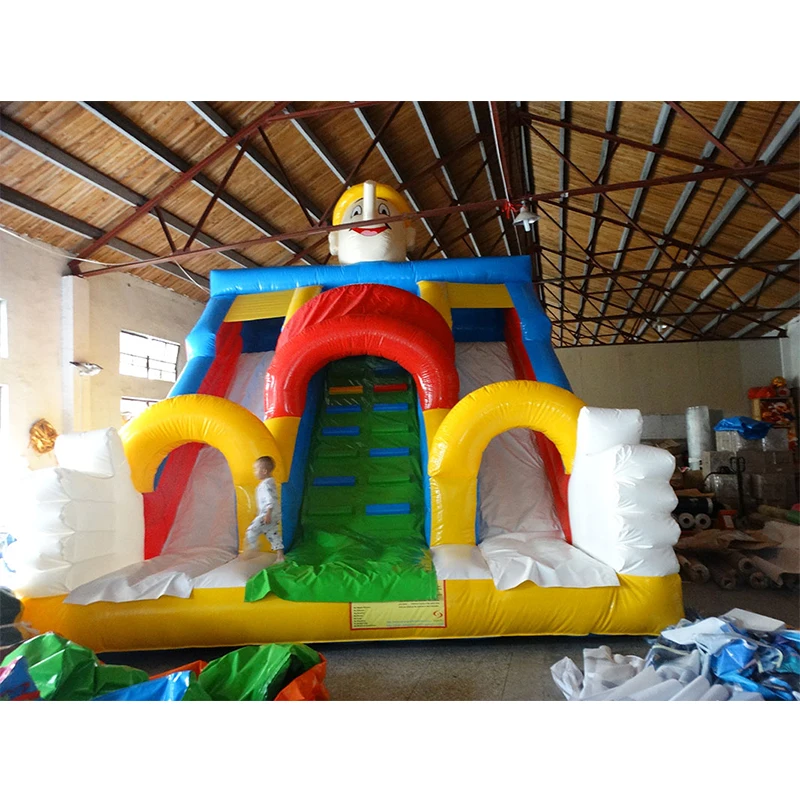 

Trampoline for kids giant inflatable games Bounce slide for kids