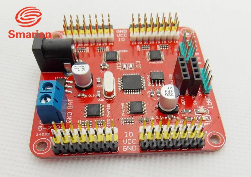 

32CH Servo control board, SSC -32 servo control board, Ccontrol panel, For Robot Control, Mechanical Claw, Free shipping