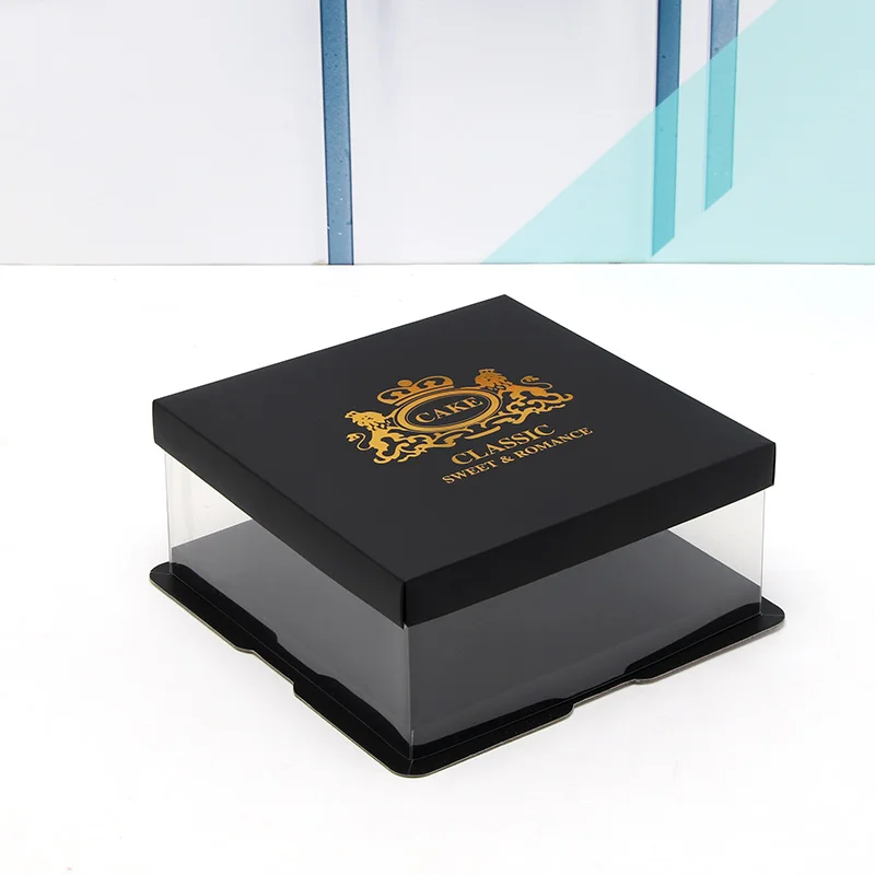 Для именинного пирога gaine подарочные пакеты boxHigh-качество торт коробка Простой Прозрачная Коробка для подарка 4-12 дюйм(ов) большой размер