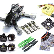 Защитной крышкой Robocat 270 270 мм 4-осевая машина набор карбоновых прорезиненных рамок для квадрокоптера рамка CC3D EVO игровые джойстики 2204 мотор 12A ESC 5030 пропеллерные реквизиты