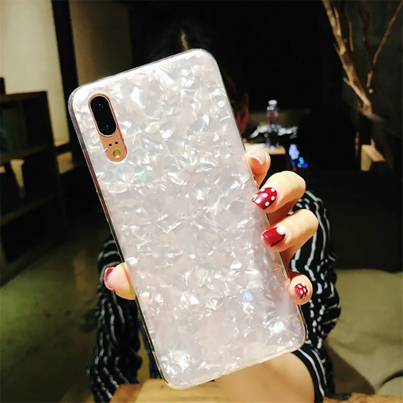 Роскошный чехол для huawei P9 lite mini Dream Shell Блестящий Мягкий P20 силиконовый Coque Funda Capa |