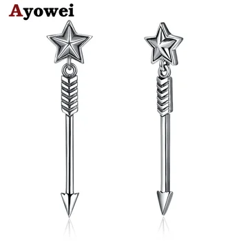 

Fashion Real 925 sterling silver created arrow Vintage earrings for girl jewelry pendant pure silver 4,2G SE16A