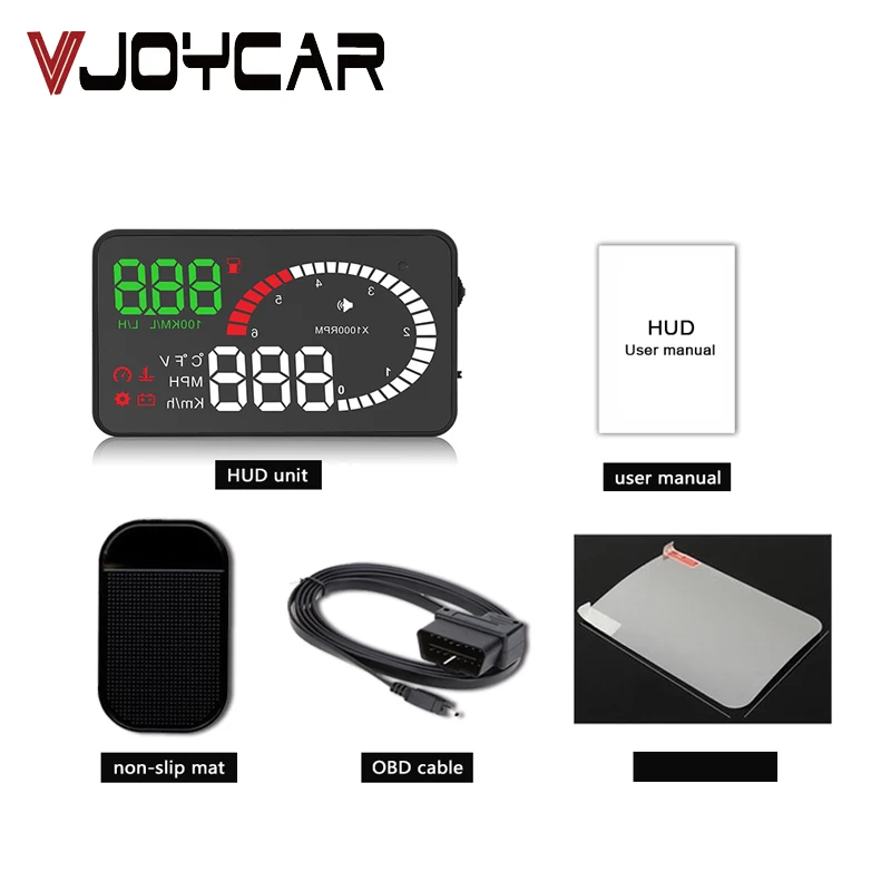 OBD2 Head Up Display OBD цифровой скоростной лобовое стекло проектор автомобильный Hud