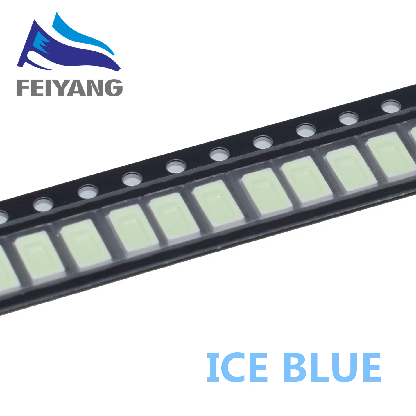 

50pcs 5730 diode Ice blue SMD LED 5630 Light emitting Diode Factory direct sale PLCC-2 5730 SMD/SMT Blue led