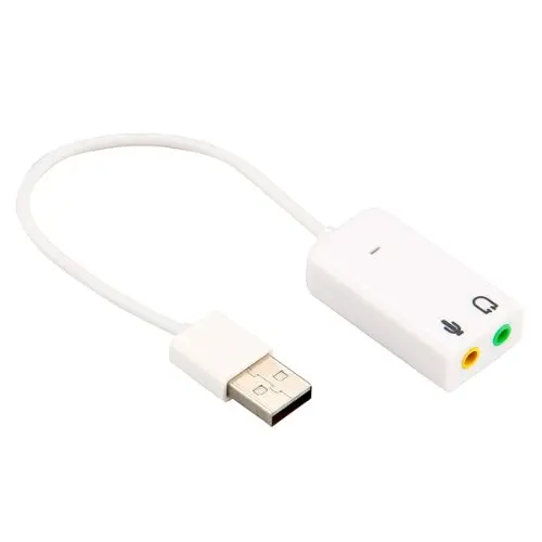 YOC USB 2,0 Виртуальный 2,1 канальный аудио эффект 7,1 3D адаптер звуковой карты