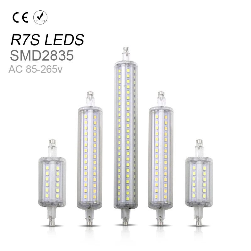 

LED R7S 118mm Tube Light Bulb 220V 5W 10W 12W 15W Lampada Led R7S 78mm Garden Light Led Tubo 135mm Led Replace Halogen 189mm