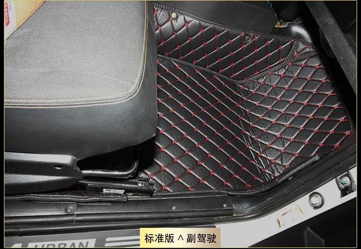 Подходит для 3D автомобильные коврики для Toyota Land Cruiser 100 200 Водонепроницаемый кожа Коврики авто-Стайлинг интерьер автомобильный коврик