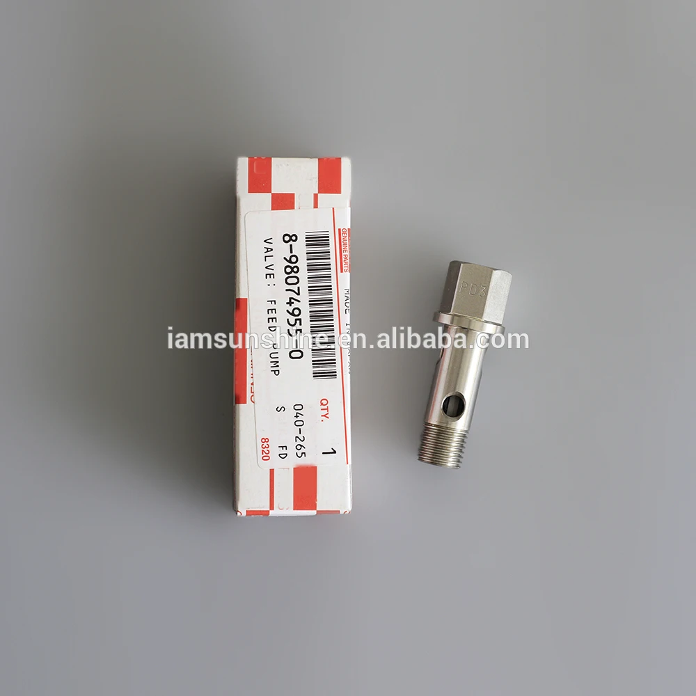 Оригинальный клапан подачи насоса 8 98074955 0 8980749550 для 4HK1/6HK1 HP3 294000 0039 97306044 9|Моторный
