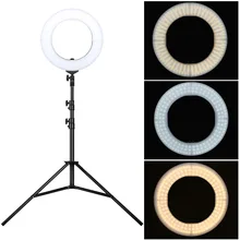 Zomei 58W 3200K-5500K Photographic Ring Light With Tripod Stand For Smartphone Photography Studio Selfie Photo Video