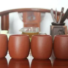 Настоящий yi xing фиолетовая глиняная чайная чашка разделенная руды Чжу глиняный образец чашки чая кунг-фу чайная чашка около 90 мл