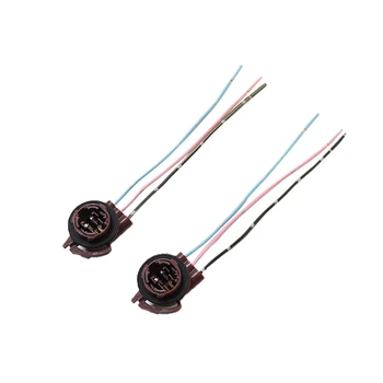 

2Pcs 3157 4157 Bulb Socket Brake Turn Signal Light Harness Wire Plug Connector