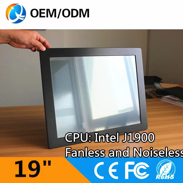19 Inter j1900 1 99GHz embedded lampadaire industriel gaming pc all in one computer touch screen