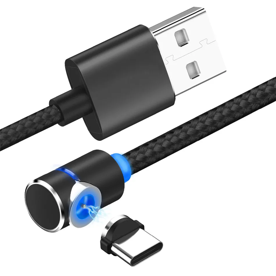 Быстрый Магнитный кабель Micro usb type C зарядное устройство для iPhone XS X XR 8 7 samsung S8 1 м магнит Android телефонный кабель Шнур