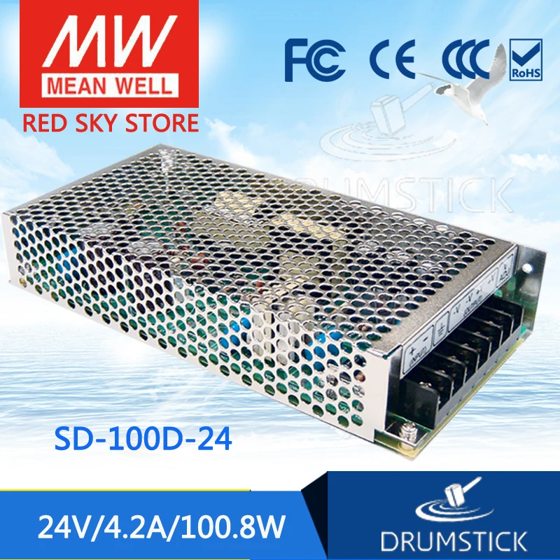 

MEAN WELL SD-100D-24 24V 4.2A meanwell SD-100 24V 100.8W Single Output DC-DC Converter