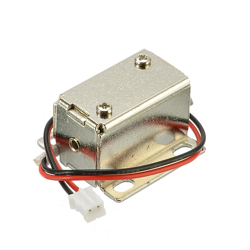 

Electronic Lock Catch Door Gate 12V 0.4A Release Assembly Solenoid Access Control Metal Safety Magnetic Lock Security Protection