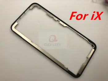 

5pcs/lot AAA+ Front Bezel for iPhone X 5.8 " LCD Middle Frame Housing Parts Chrome Screen Holder