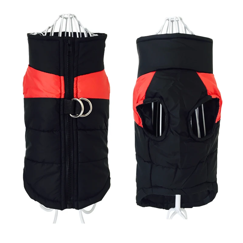 

Dog Vest Jacket Warm Clothes Plaid Waterproof Puppy Pet Clothing Autumn Winter Dogs Coat For Small Medium Large Dogs