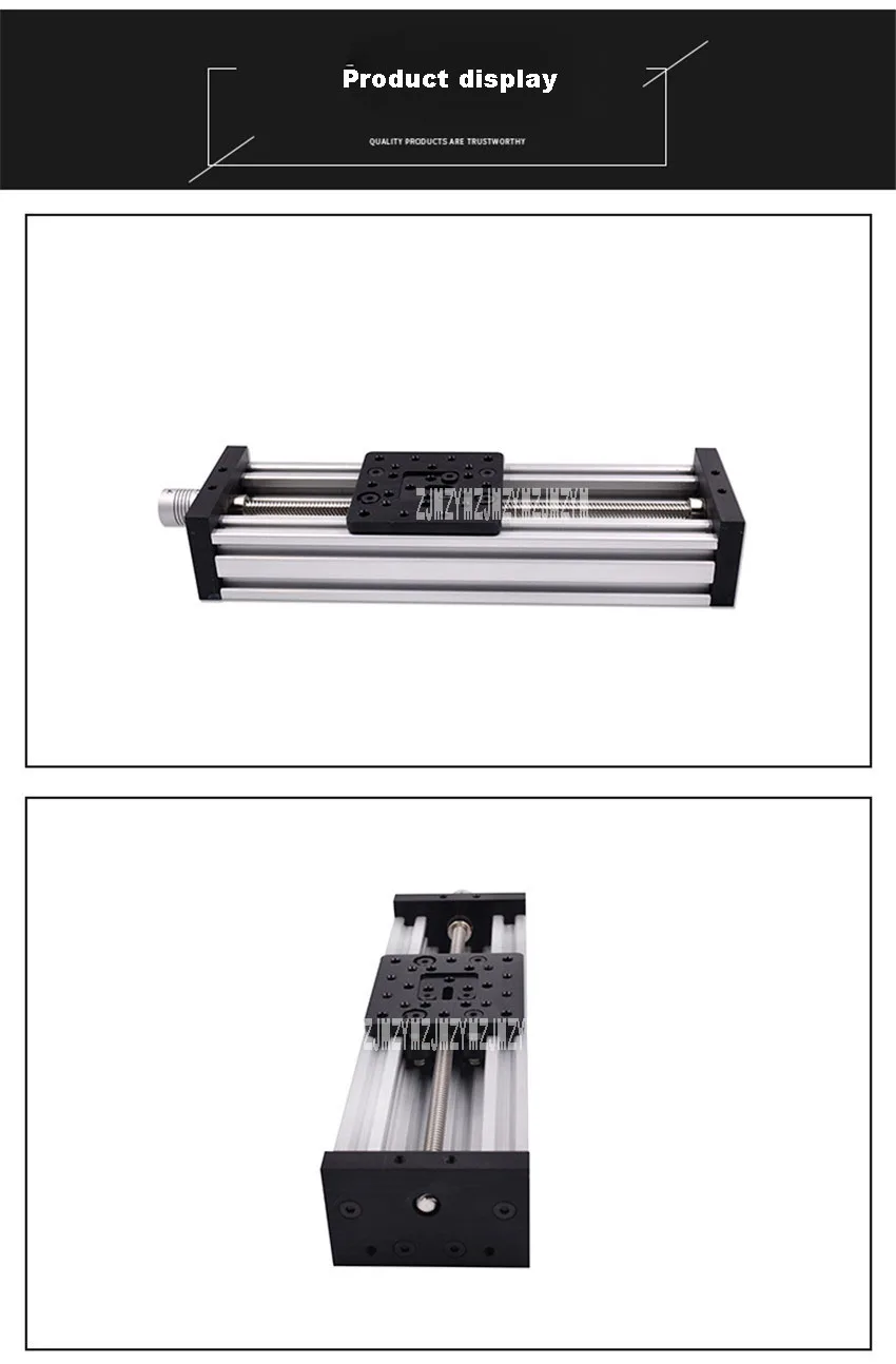 Горячая Z Axis раздвижной стол линейная направляющая 3d принтер слайд гравировальный станок Z-axis боковой модуль 500 мм эффективный ход